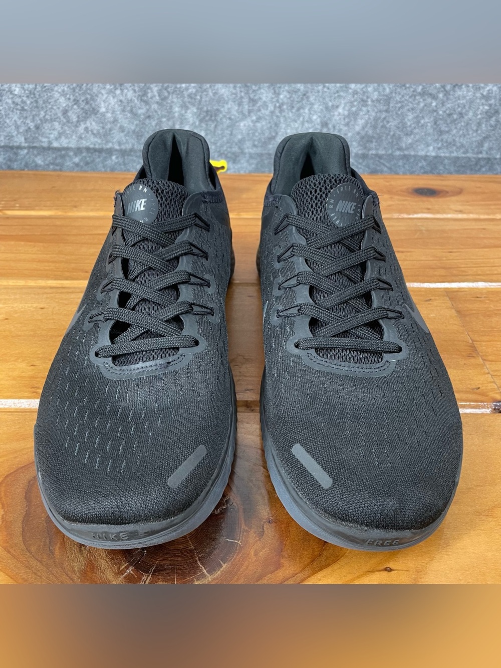 Nike Free RN 2018 Men's Size 9 Triple Black Running Shoes Sneakers 942836-002 - Picture 4 of 16